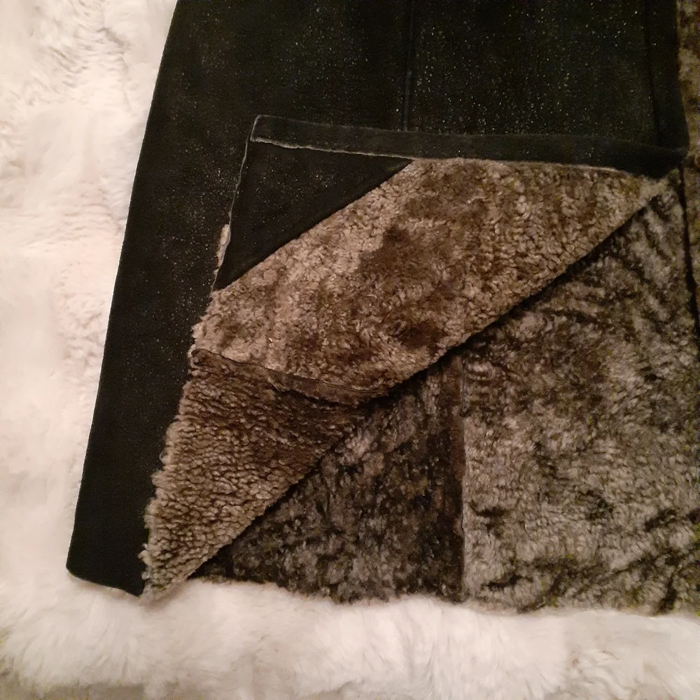 Vintage Shearling Lamb Leather Penny Lane Coat - Picture 7 of 9